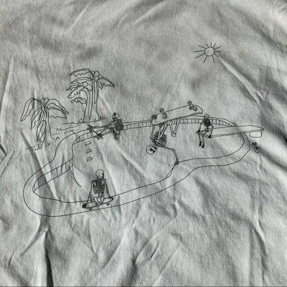 Urban Outfitters Skateboarding Skeletons T-shirt